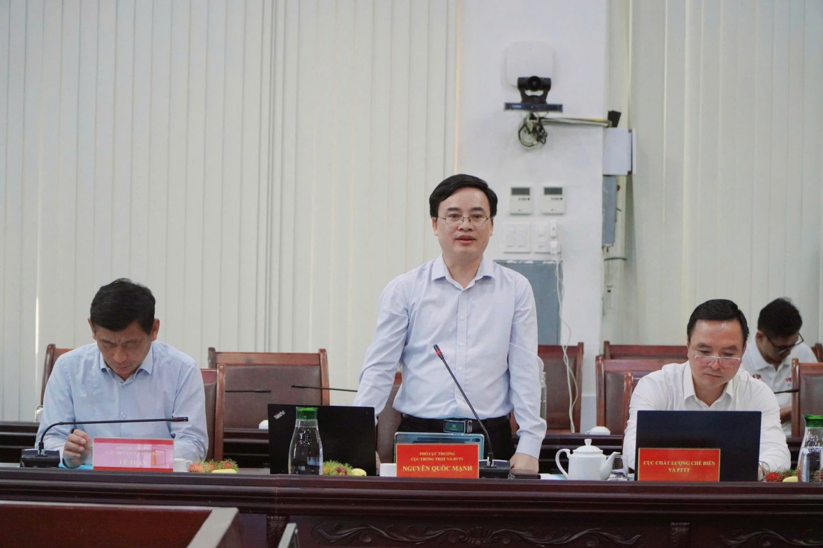 Thứ trưởng Bộ Nông nghiệp và Môi trường Trần Thanh Nam làm việc với Kiên Giang về công tác đấu tranh, phòng chống buôn lậu, gian lận thương mại