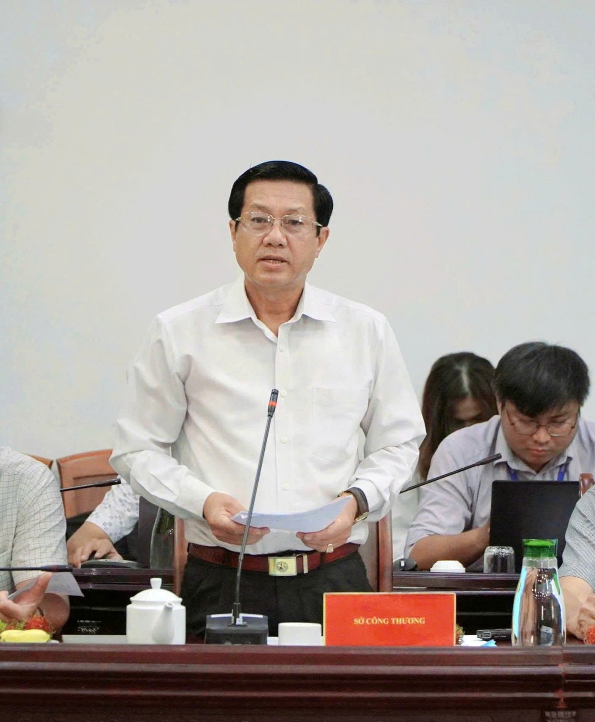 Thứ trưởng Bộ Nông nghiệp và Môi trường Trần Thanh Nam làm việc với Kiên Giang về công tác đấu tranh, phòng chống buôn lậu, gian lận thương mại