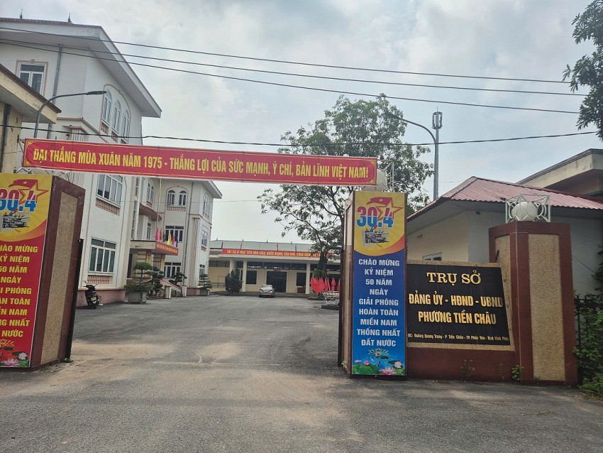 Trụ sở UBND phường Tiền Châu, TP Phúc Yên.