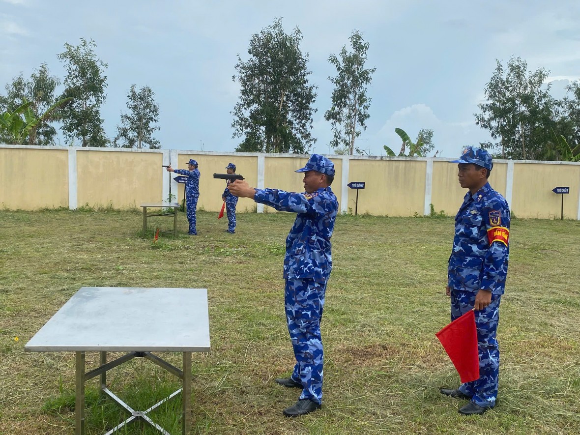 Hải đoàn 42 tổ chức kiểm tra bắn đạn thật súng K54 năm 2025: Nâng cao kỹ năng chiến đấu, đảm bảo sẵn sàng chiến đấu trong mọi tình huống