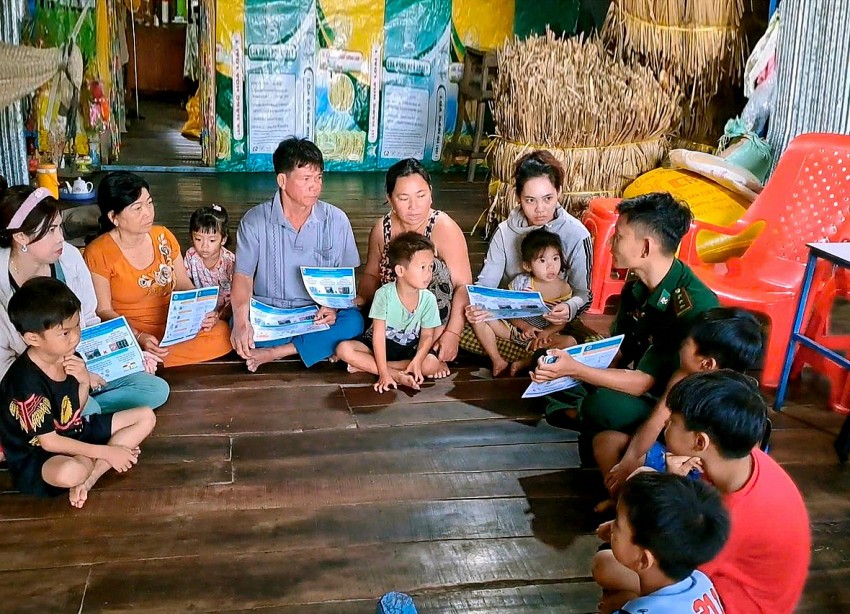 BĐBP Long An thiết thực hưởng ứng Tháng hành động phòng, chống ma túy