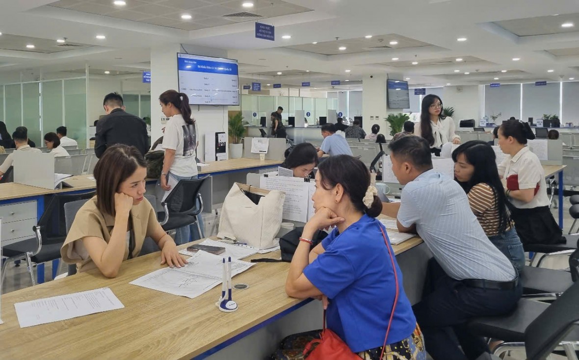 Khu vực trợ giúp pháp lý tại Trung tâm Phục vụ hành chính công TP Hà Nội.