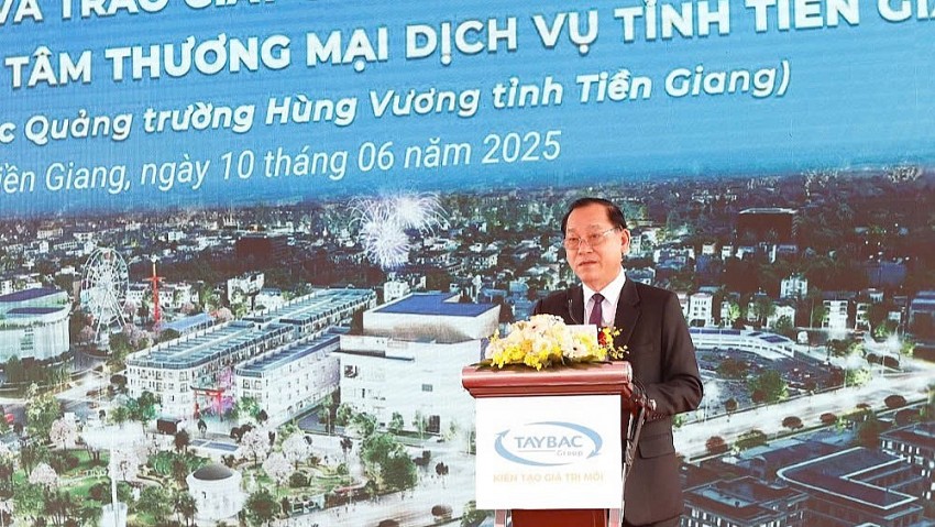 Tiền Giang: Khởi công dự án khu phức hợp thương mại của Tập đoàn Tây Bắc tại TP Mỹ Tho