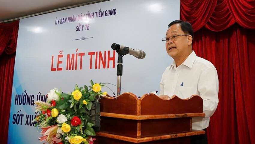 Tiền Giang: Mít tinh hưởng ứng ngày ASEAN phòng, chống sốt xuất huyết lần thứ XV năm 2025