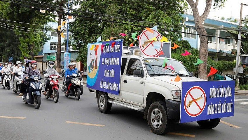 Tiền Giang: Mít tinh hưởng ứng ngày ASEAN phòng, chống sốt xuất huyết lần thứ XV năm 2025
