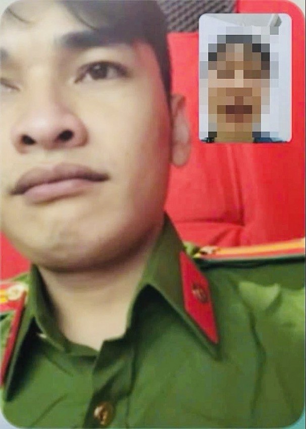 Hình ảnh giả mạo do các đối tượng lừa đảo dàn dựng khi gọi video cho nạn nhân. Ảnh: Công an Đồng Nai.