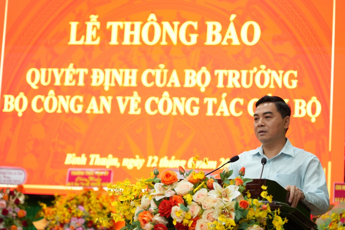 Đại tá Lê Quang Nhân giữ chức Giám đốc Công an tỉnh Bình Định