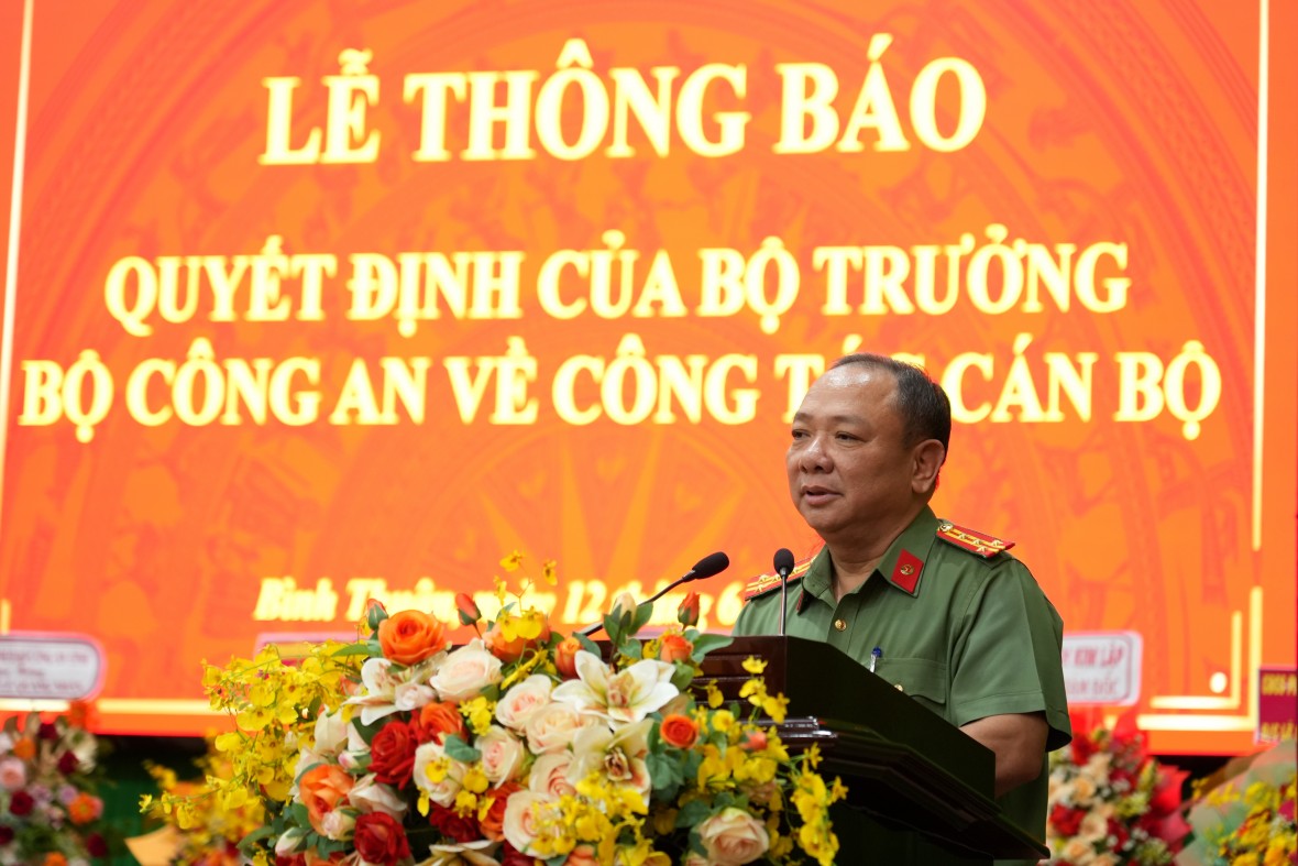 Đại tá Lê Quang Nhân giữ chức Giám đốc Công an tỉnh Bình Định