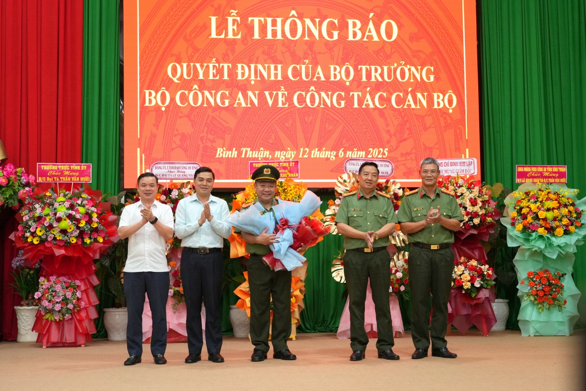 Đại tá Lê Quang Nhân giữ chức Giám đốc Công an tỉnh Bình Định