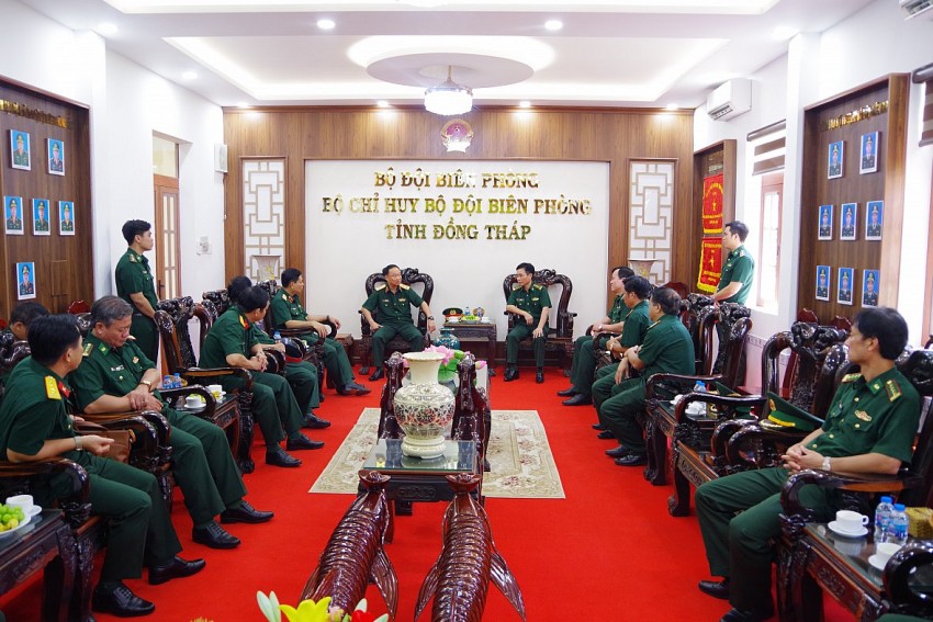 BĐBP Đồng Tháp: Bộ quốc phòng kiểm tra, nắm tình hình công tác quân sự, quốc phòng