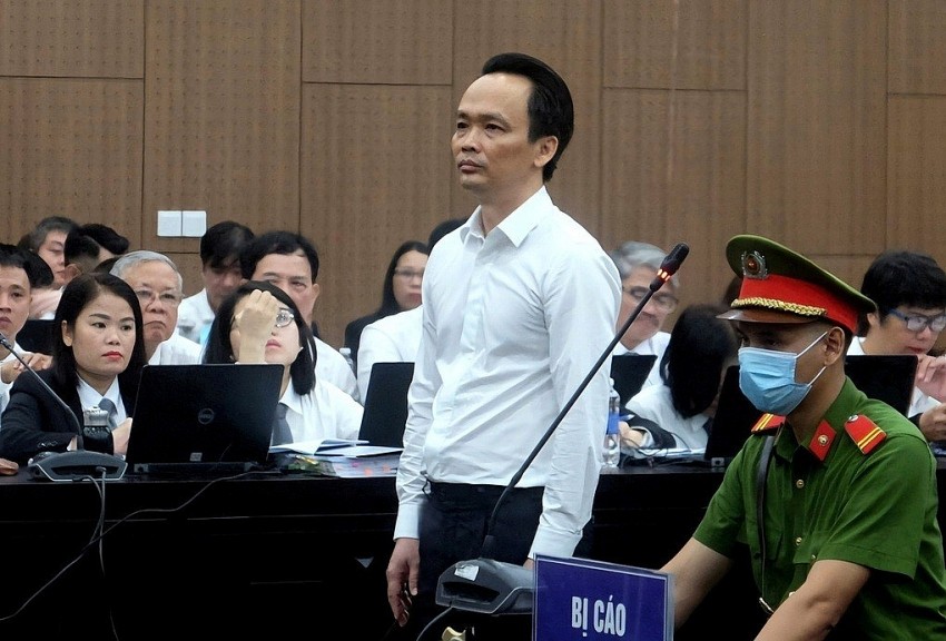 Bị cáo Trịnh Văn Quyết tại phiên tòa sơ thẩm (Ảnh: Minh Đức). Bị cáo Trịnh Văn Quyết tại phiên tòa sơ thẩm (Ảnh: Minh Đức).