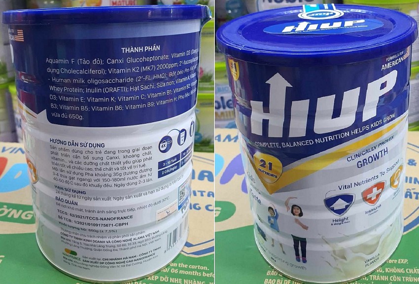 Sản phẩm dinh dưỡng Hiup