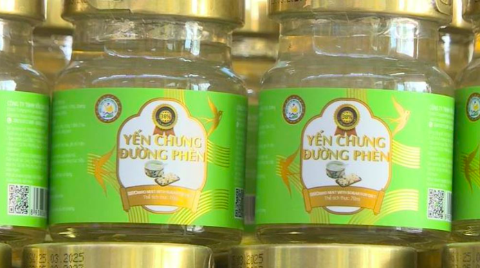 Sản phẩm yến chưng của Công ty TNHH Yến sào Tuấn Dương &TKT