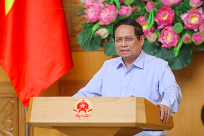 Thủ tướng Phạm Minh Chính phát biểu kết luận cuộc họp (Ảnh: Đoàn Bắc).