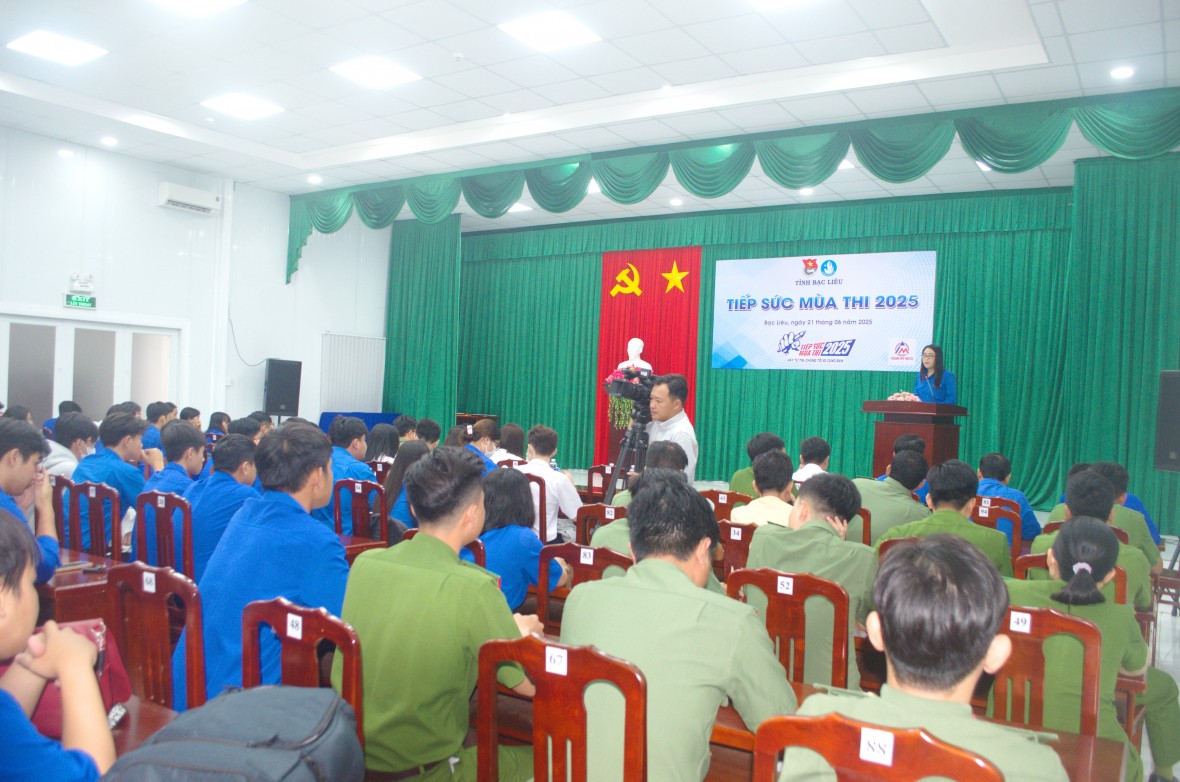 Bạc Liêu: Lan tỏa tinh thần tình nguyện mùa thi 2025