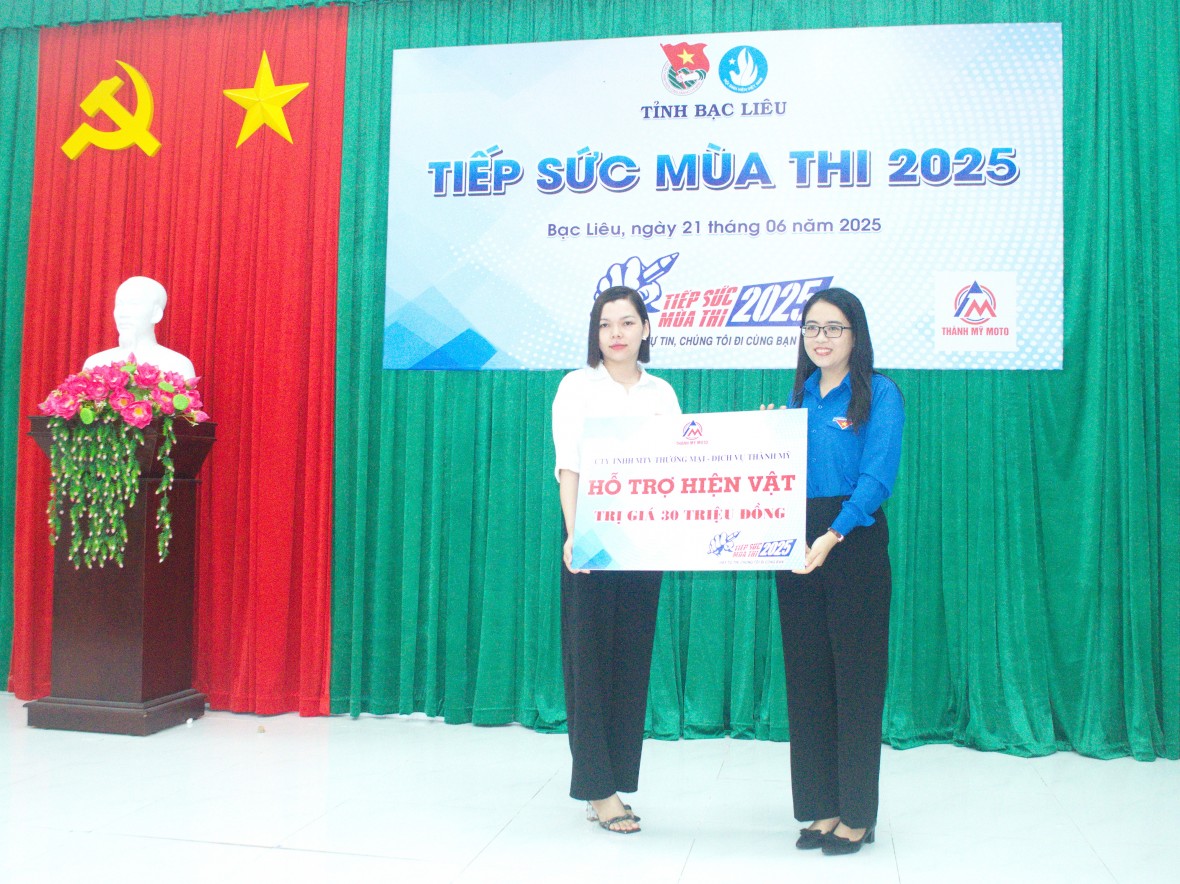 Bạc Liêu: Lan tỏa tinh thần tình nguyện mùa thi 2025