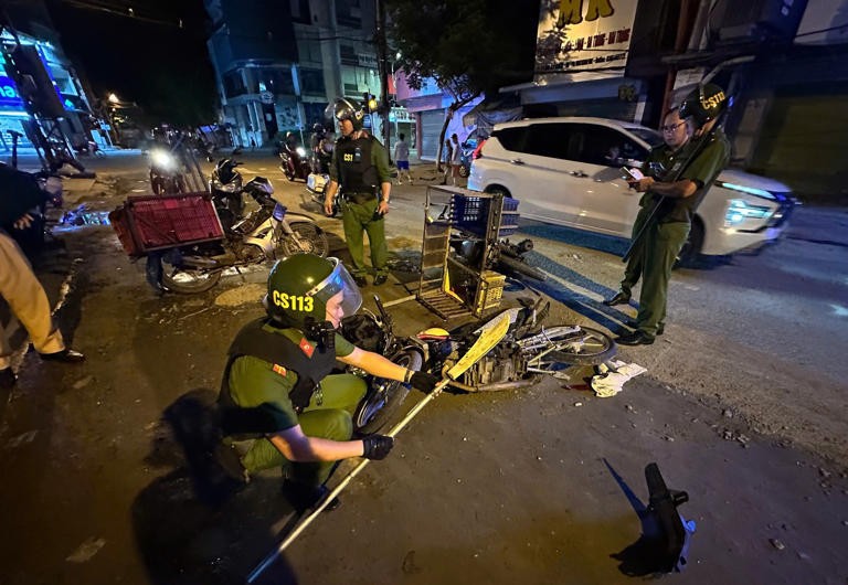 Hiện trường vụ việc - Ảnh Công an TP Đà Nẵng.