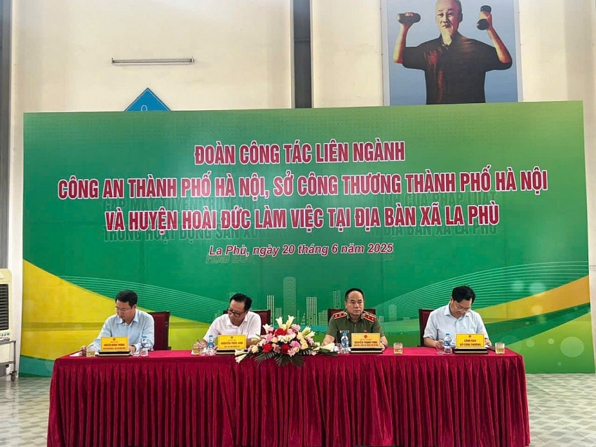 Giám đốc Công an Hà Nội kiểm tra thực tế tình hình sản xuất, kinh doanh tại 