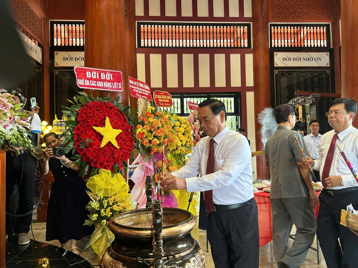 Kiên Giang tổ chức Lễ kỷ niệm 78 năm Ngày Thương binh - Liệt sĩ