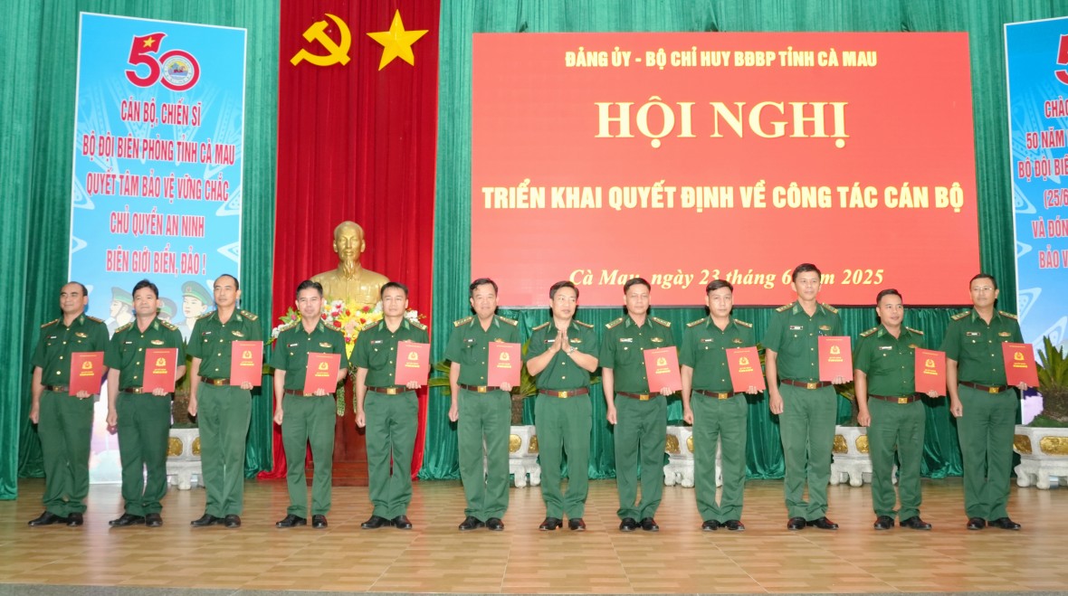 Lực lượng Biên phòng Cà Mau đạt nhiều kết quả nổi bật 6 tháng đầu năm 2025