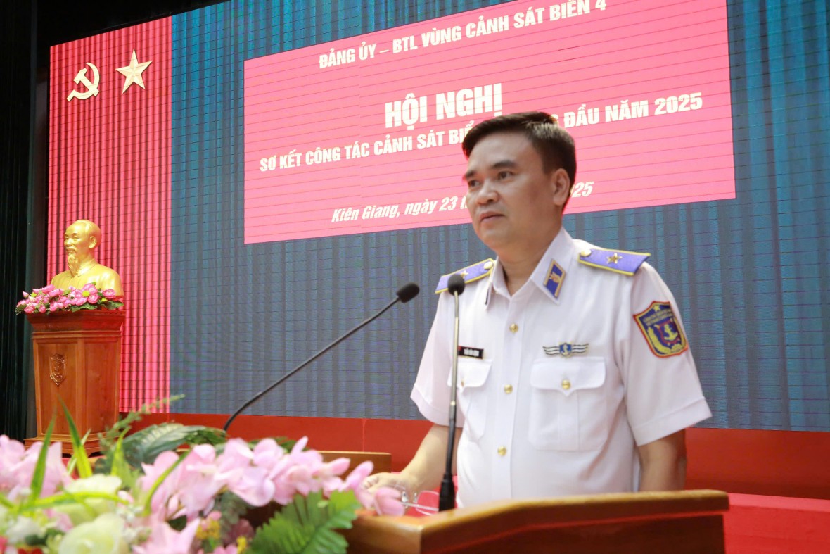 Bộ Tư lệnh Vùng Cảnh sát biển 4: Chủ động, quyết liệt, hoàn thành toàn diện nhiệm vụ 6 tháng đầu năm 2025