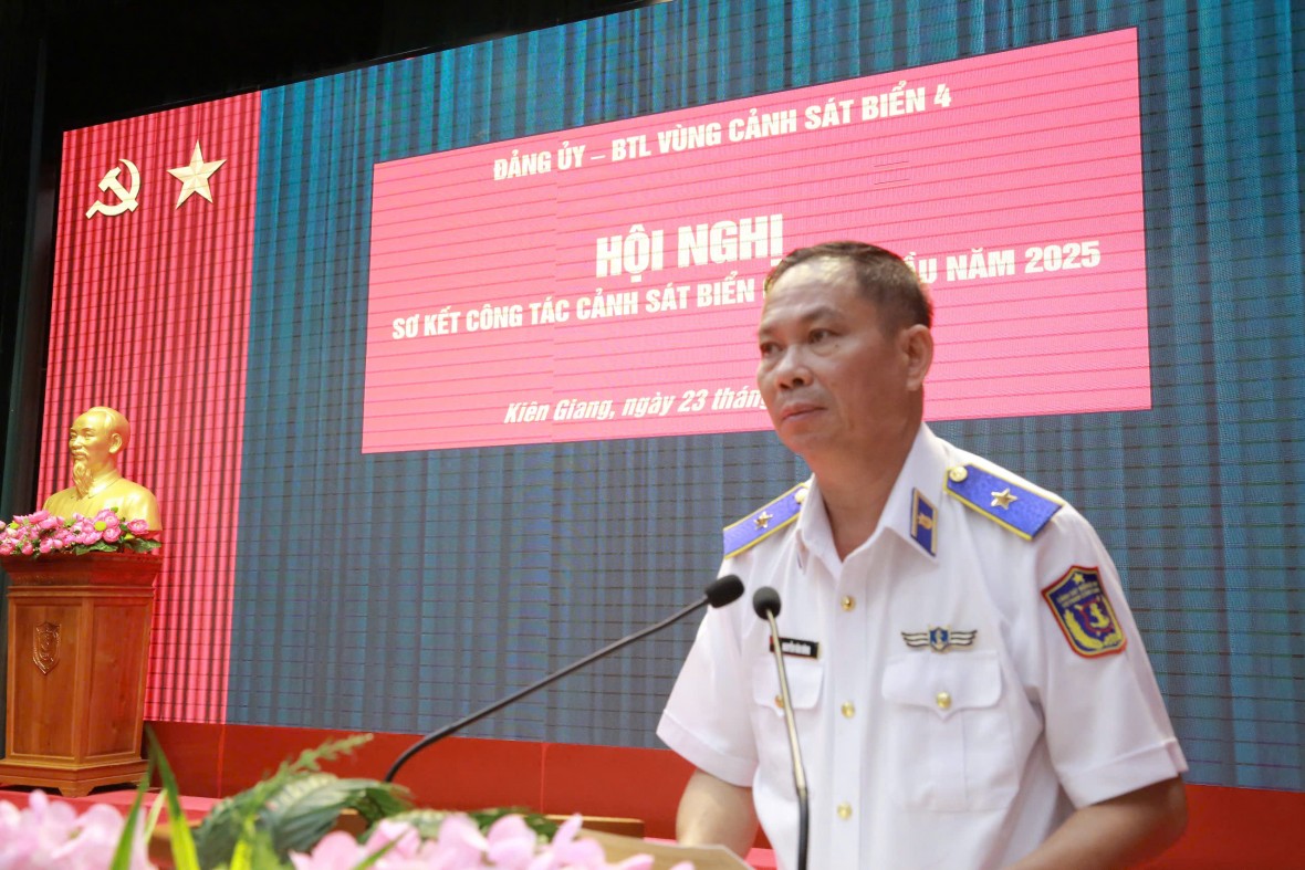 Bộ Tư lệnh Vùng Cảnh sát biển 4: Chủ động, quyết liệt, hoàn thành toàn diện nhiệm vụ 6 tháng đầu năm 2025