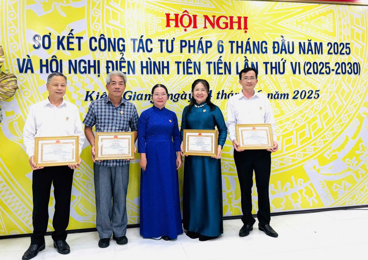 Sở Tư pháp tỉnh Kiên Giang đạt nhiều kết quả tích cực trong công tác Tư pháp 6 tháng đầu năm 2025
