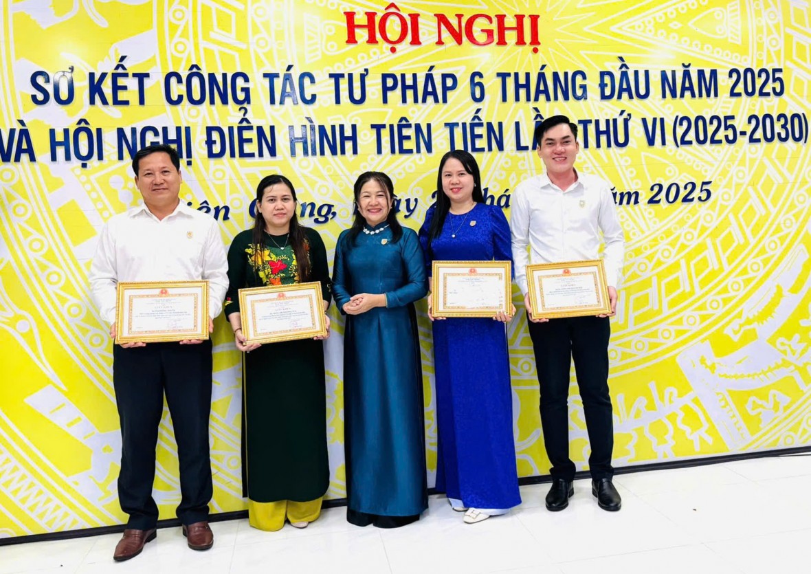 Sở Tư pháp tỉnh Kiên Giang đạt nhiều kết quả tích cực trong công tác Tư pháp 6 tháng đầu năm 2025