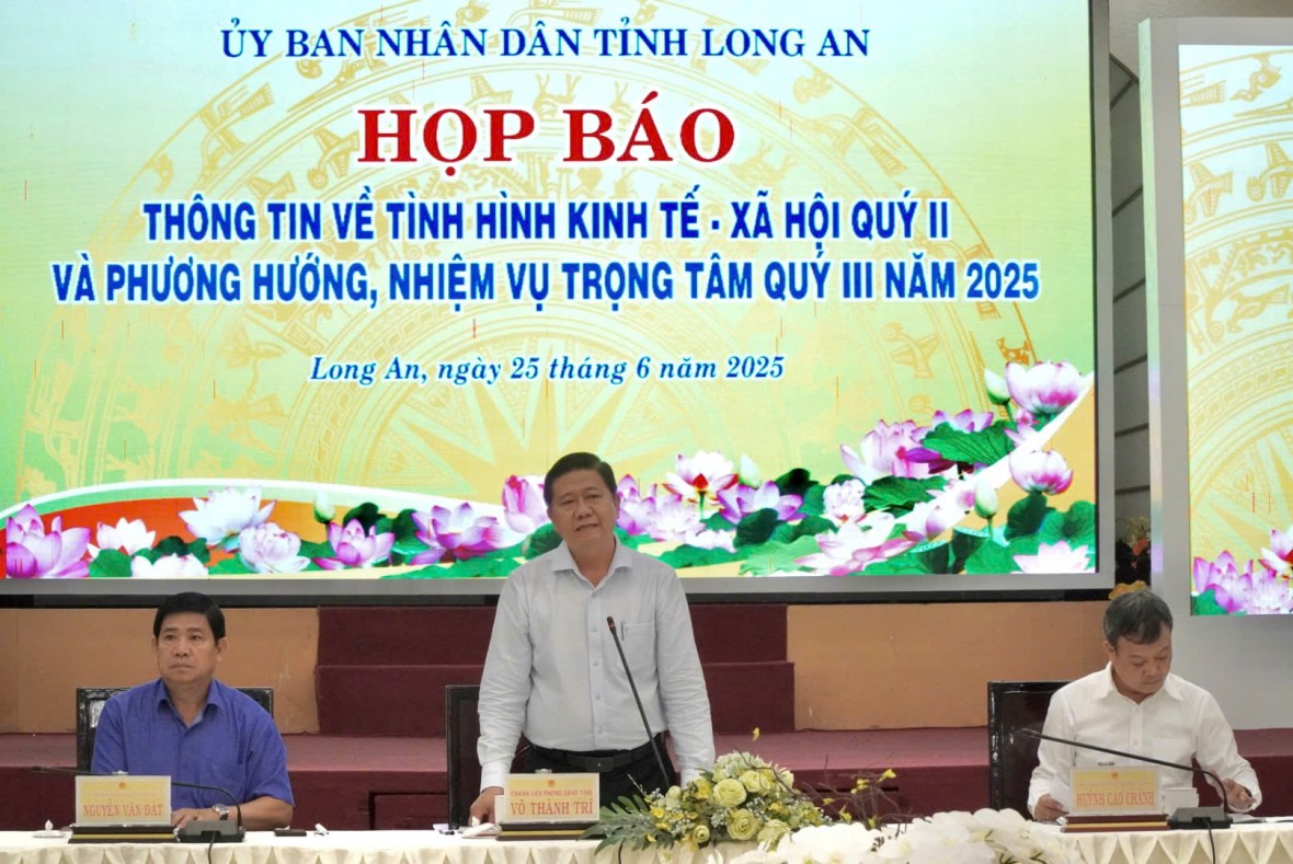 Long An: Tốc độ tăng tổng sản phẩm (GRDP) ước 6 tháng đầu năm 2025 tăng 8,34% Long An: Tốc độ tăng tổng sản phẩm (GRDP) ước 6 tháng đầu năm 2025 tăng 8,34%