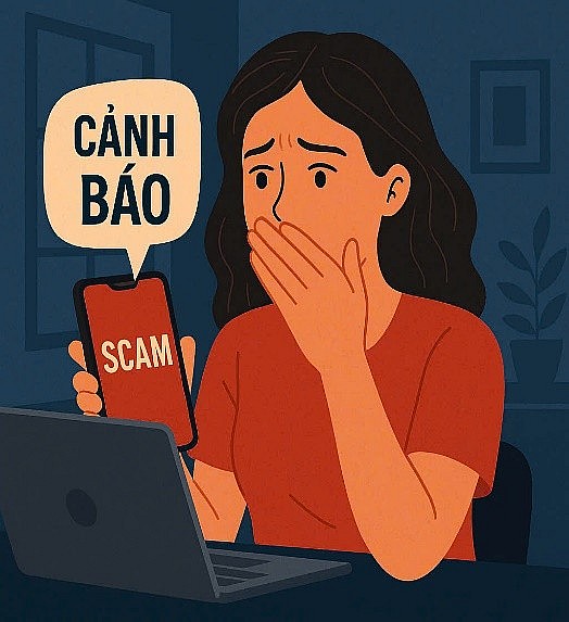 Hà Nội: Lên mạng tìm người tâm sự, người phụ nữ bị lừa gần 1 tỷ đồng.