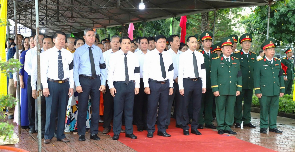 Kiên Giang tổ chức Lễ truy điệu, an táng hài cốt liệt sĩ quân tình nguyện và chuyên gia Việt Nam hy sinh tại Campuchia và trong nước