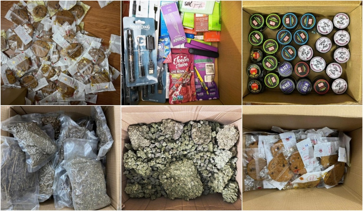 Các tang vật thu giữ trong chuyên án dưới các hình thức bánh, kẹo, thực phẩm, thuốc lá điện tử. Ảnh Cơ quan công an Các tang vật thu giữ trong chuyên án dưới các hình thức bánh, kẹo, thực phẩm, thuốc lá điện tử. Ảnh Cơ quan công an