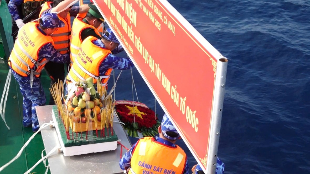 BTL Vùng Cảnh sát biển 4 kết thúc tốt đẹp chuyến khảo sát thực tế vùng biển Tây Nam