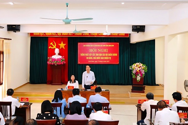 Thống nhất tỉnh Ninh Bình (mới) có 17 Hội quần chúng Thống nhất tỉnh Ninh Bình (mới) có 17 Hội quần chúng