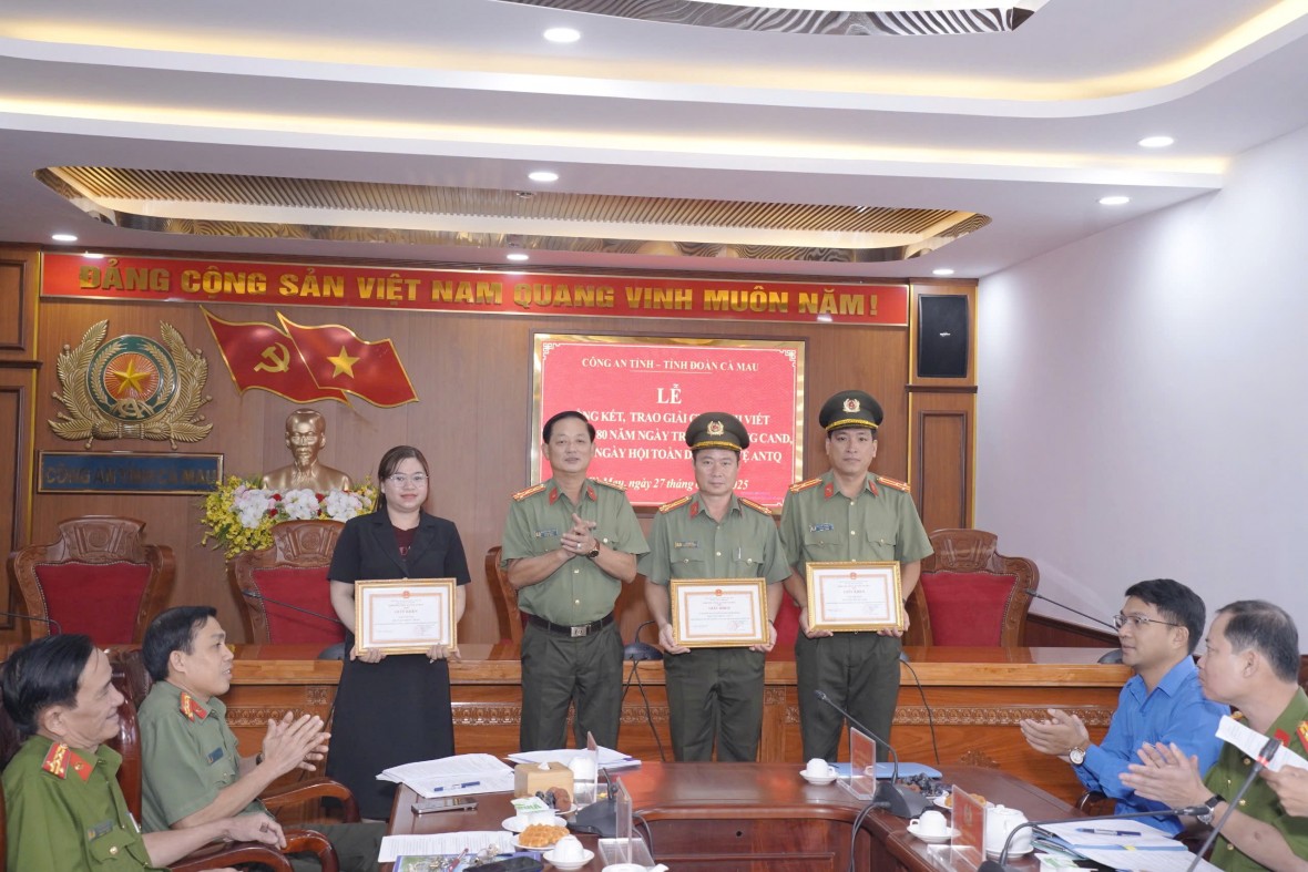 Phát huy truyền thống, lan tỏa hình ảnh người chiến sĩ CAND qua cuộc thi viết tại Cà Mau