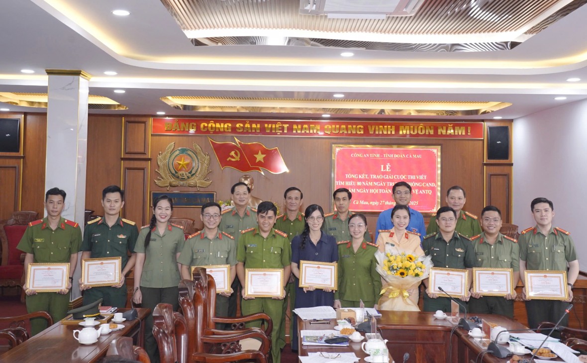 Phát huy truyền thống, lan tỏa hình ảnh người chiến sĩ CAND qua cuộc thi viết tại Cà Mau