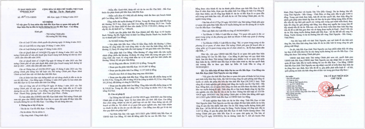 Bắc Kạn đề xuất để Thái Nguyên sau sáp nhập làm cơ quan chủ quản thực hiện dự án cao tốc Bắc Kạn - Cao Bằng Bắc Kạn đề xuất để Thái Nguyên sau sáp nhập làm cơ quan chủ quản thực hiện dự án cao tốc Bắc Kạn - Cao Bằng