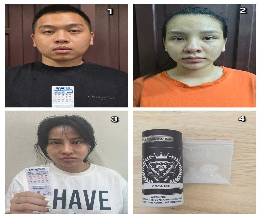 Bắt ổ nhóm tổ chức sử dụng ketamine do vợ chồng trẻ cầm đầu tại Quảng Ninh