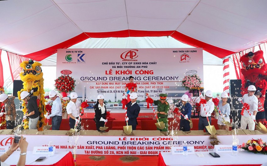 Công ty Cổ phần Sản xuất Kinh doanh Hóa chất và Môi trường An Phú khởi công nhà máy sản xuất tại Đồng Nai