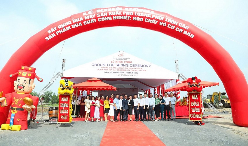 Công ty Cổ phần Sản xuất Kinh doanh Hóa chất và Môi trường An Phú khởi công nhà máy sản xuất tại Đồng Nai