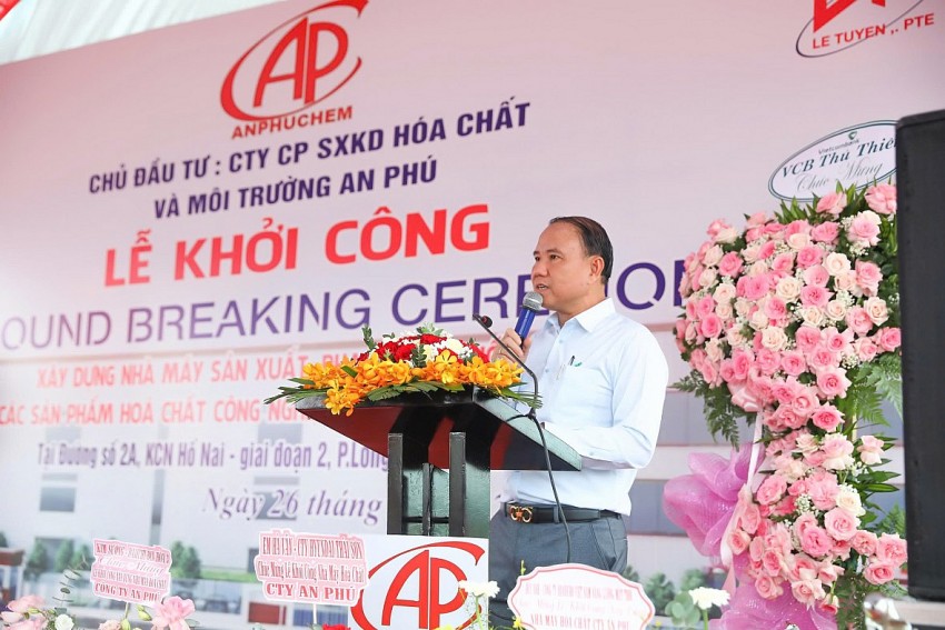 Công ty Cổ phần Sản xuất Kinh doanh Hóa chất và Môi trường An Phú khởi công nhà máy sản xuất tại Đồng Nai