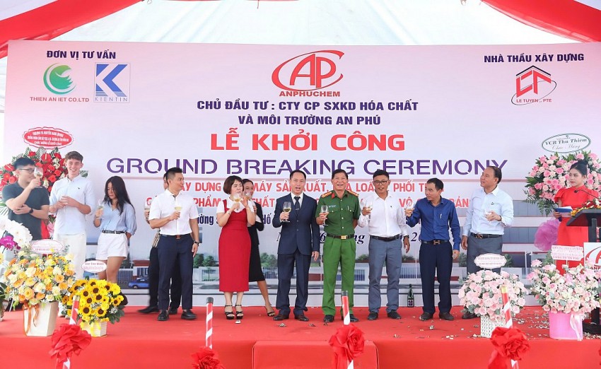 Công ty Cổ phần Sản xuất Kinh doanh Hóa chất và Môi trường An Phú khởi công nhà máy sản xuất tại Đồng Nai