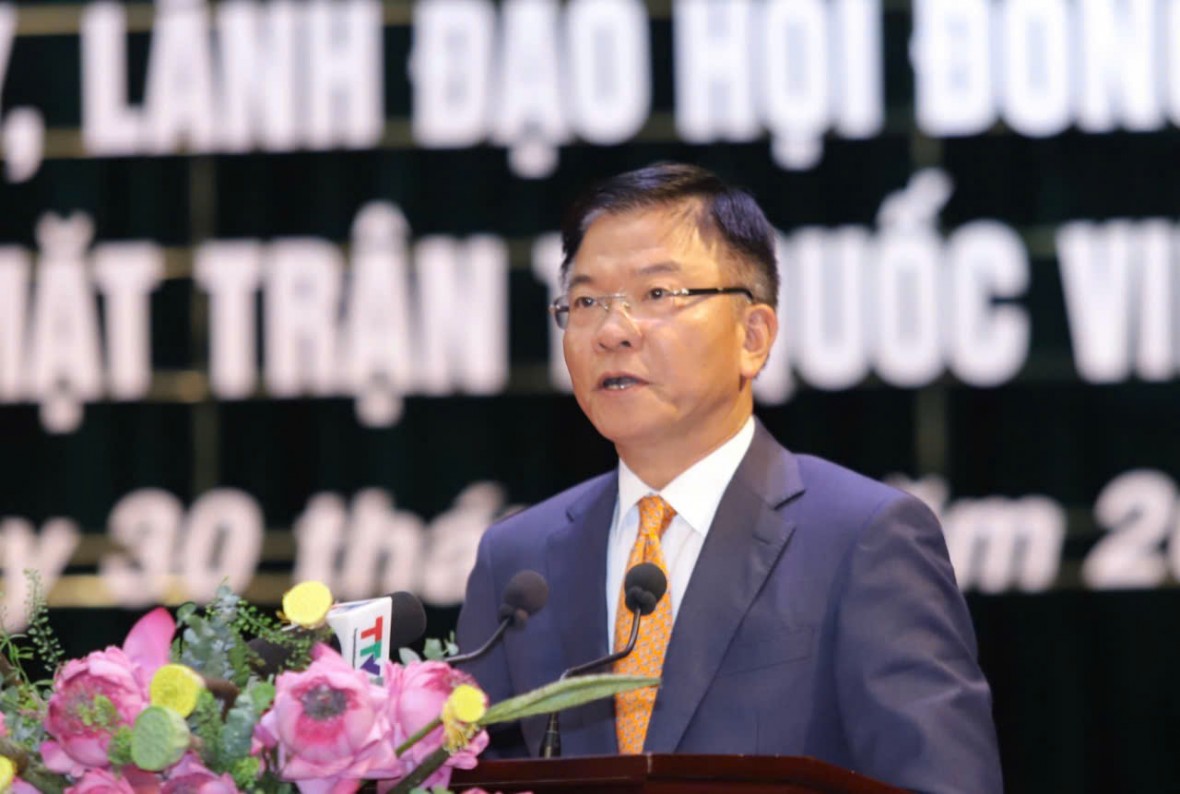 Phó Thủ tướng Chính phủ Lê Thành Long phát biểu chỉ đạo tại buổi lễ.