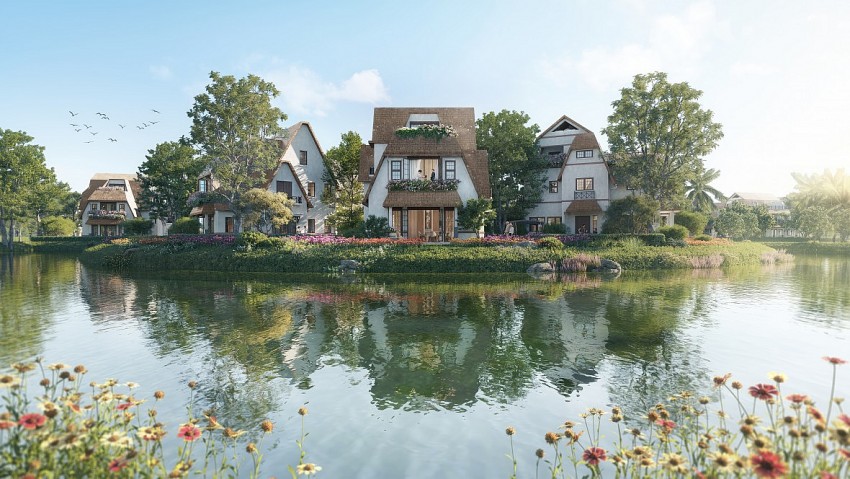 Đảo Châu Âu là phân khu cao cấp, đắt giá nhất Eco Central Park