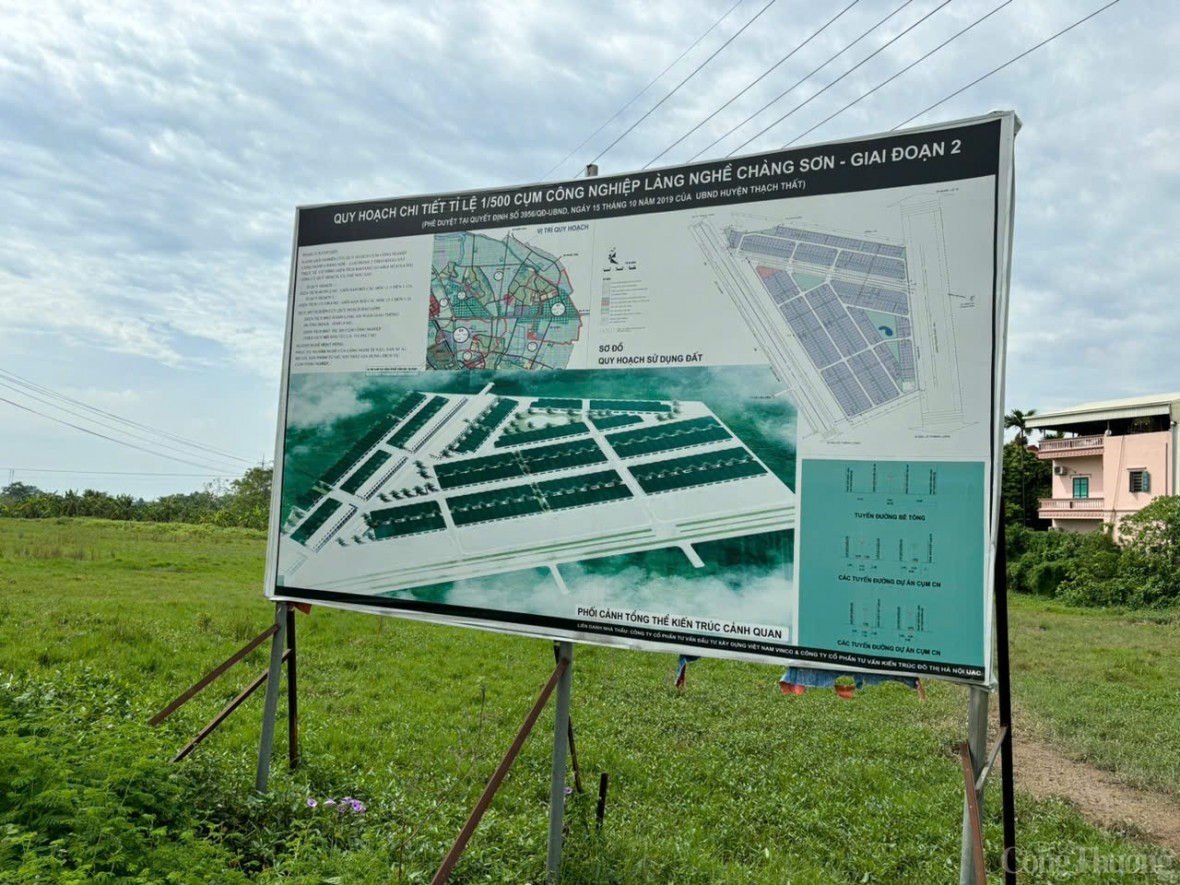 Cần sớm đẩy nhanh tiến độ dự án Cụm công nghiệp làng nghề Chàng Sơn