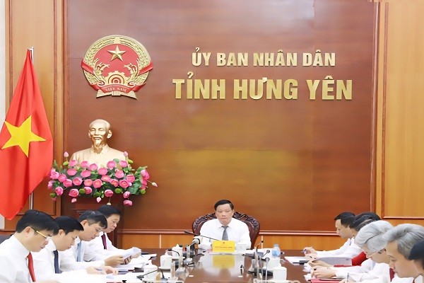 Chủ tịch tỉnh Hưng Yên chủ trì hội nghị họp bàn quy chế làm việc hiệu lực, hiệu quả