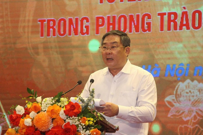 Ông Lê Hồng Sơn - Phó Chủ tịch Thường trực UBND TP Hà Nội phát biểu.