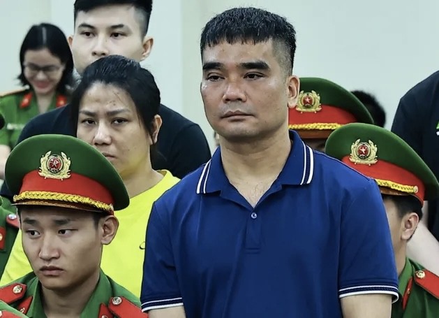 Bị cáo Nguyễn Văn Hưng, cựu cán bộ Công an phường Đức Giang.