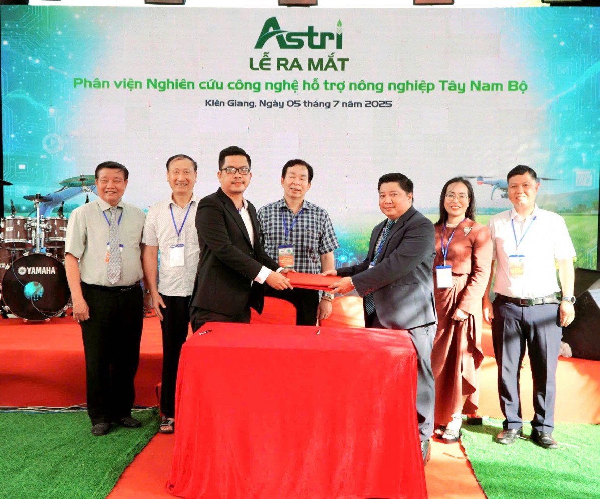 Ra mắt Phân viện Nghiên cứu công nghệ Hỗ trợ nông nghiệp (Astri) Tây Nam Bộ