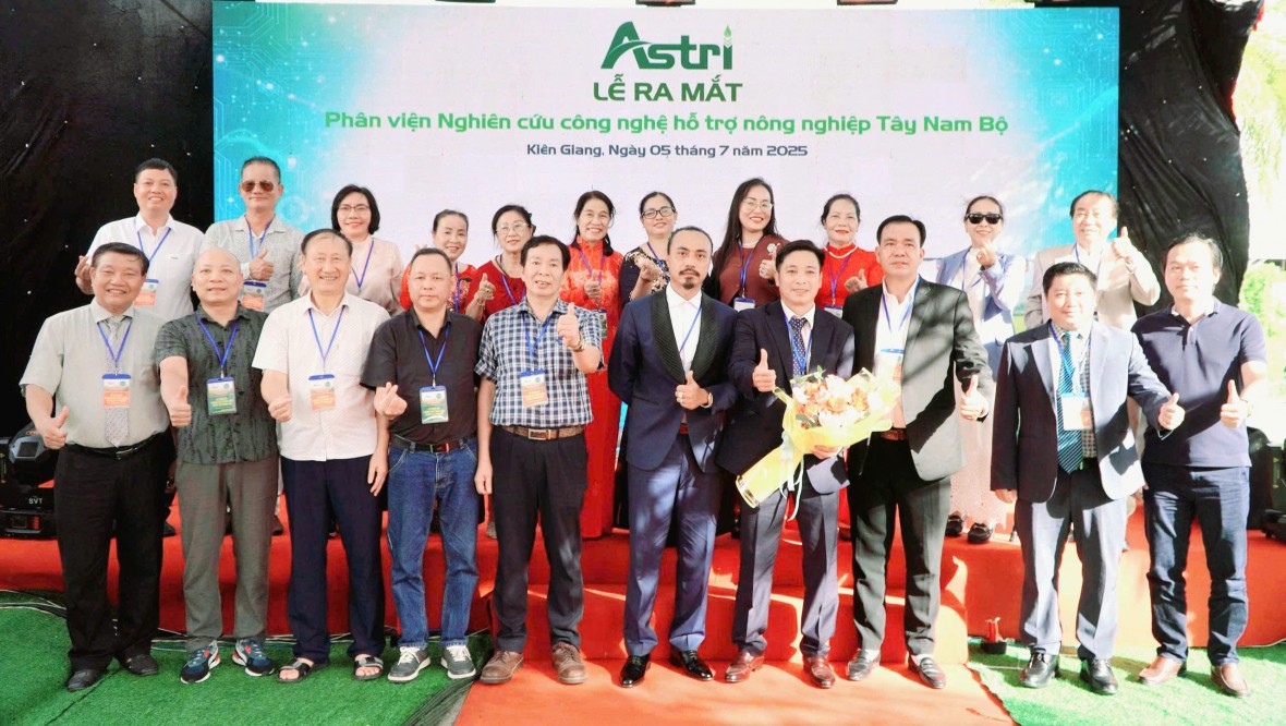 Ra mắt Phân viện Nghiên cứu công nghệ Hỗ trợ nông nghiệp (Astri) Tây Nam Bộ